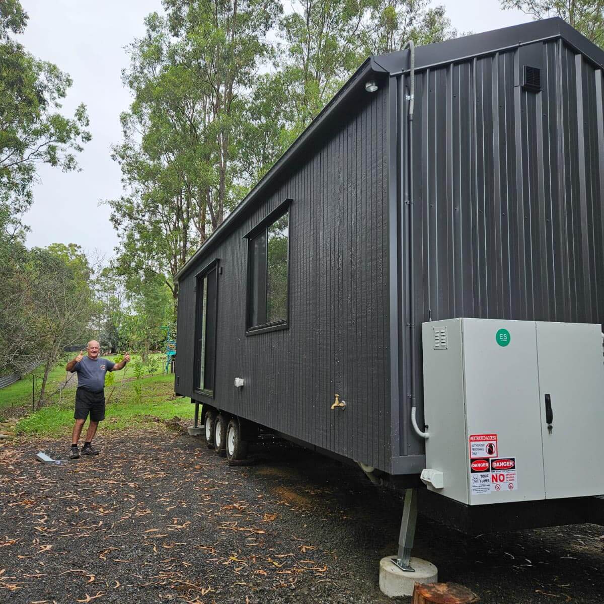 Alphaline Tiny Home delivered to Greenbank Queensland