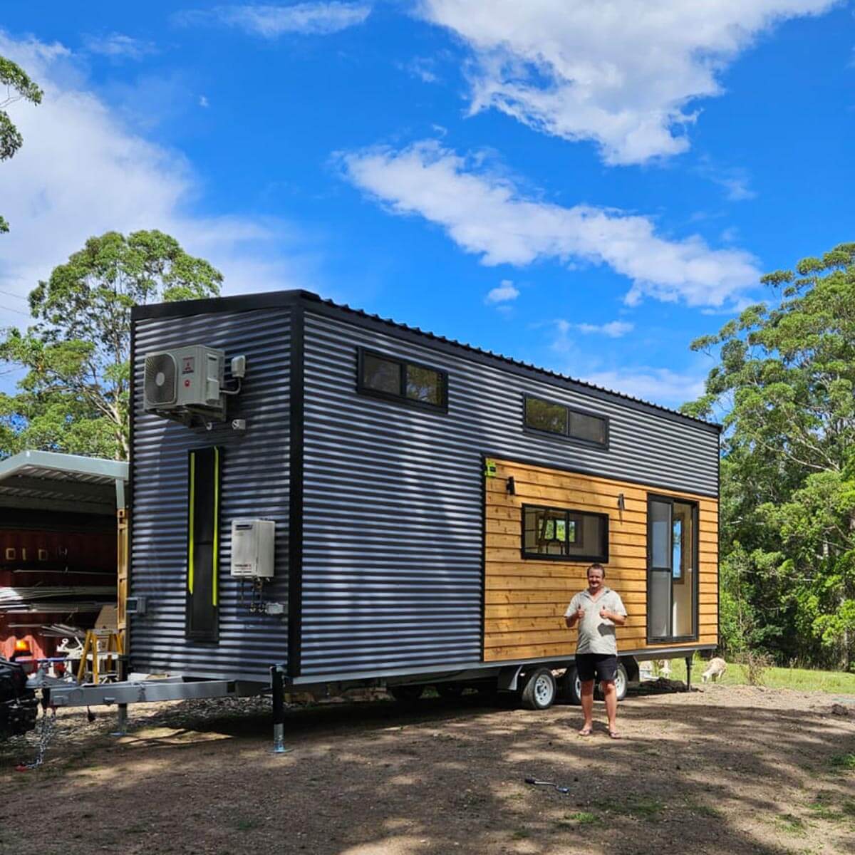 LJM Tiny Home delivered to Seal Rocks NSW