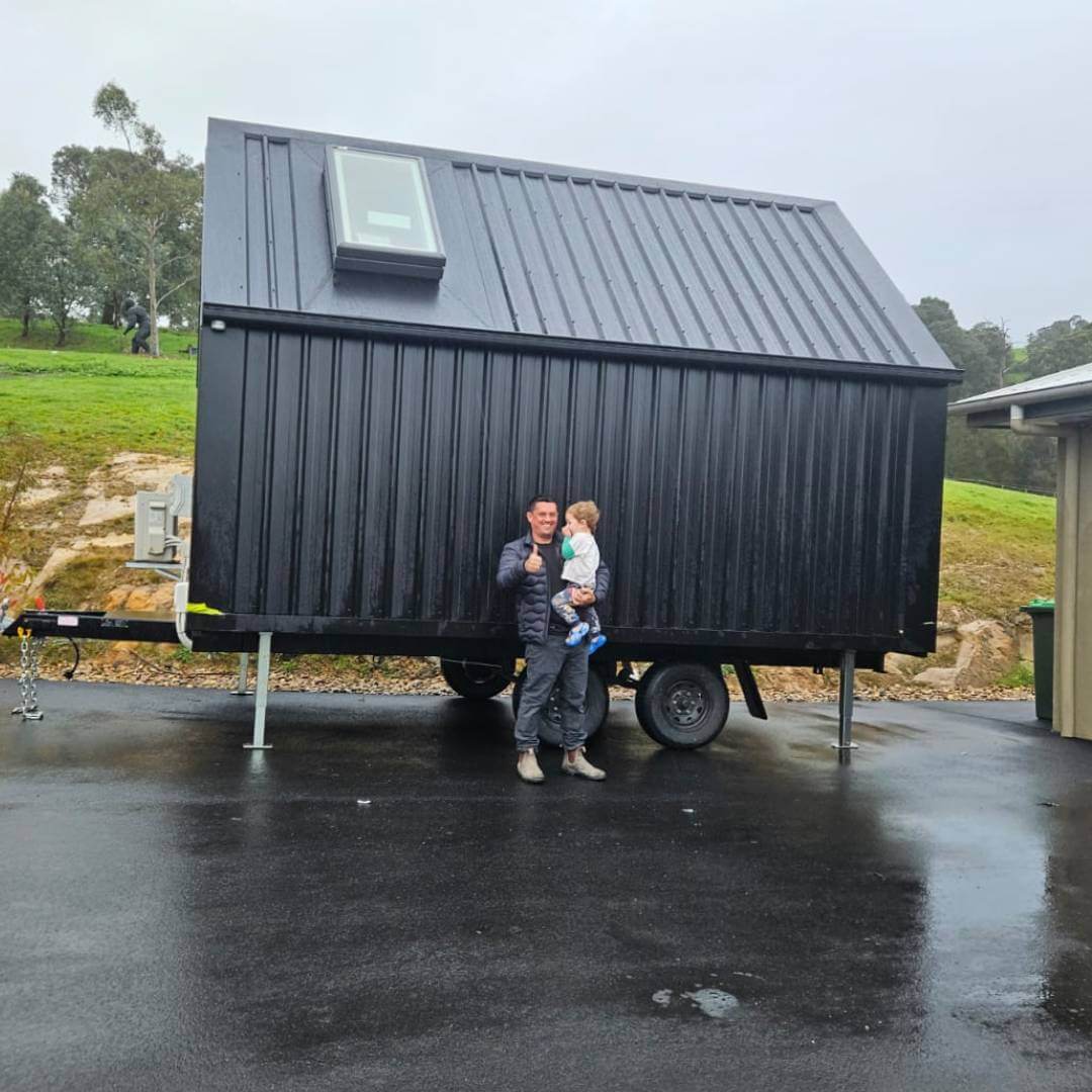 Alphaline Tiny Home delivered to Kangaroo Ground Victoria