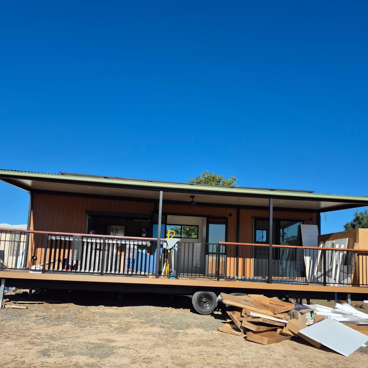 Alphaline Tiny Home delivered to Moranbah QLD