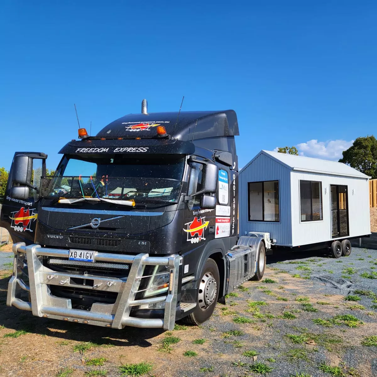 Sharper Tiny Home delivery to Byron Hinterland NSW