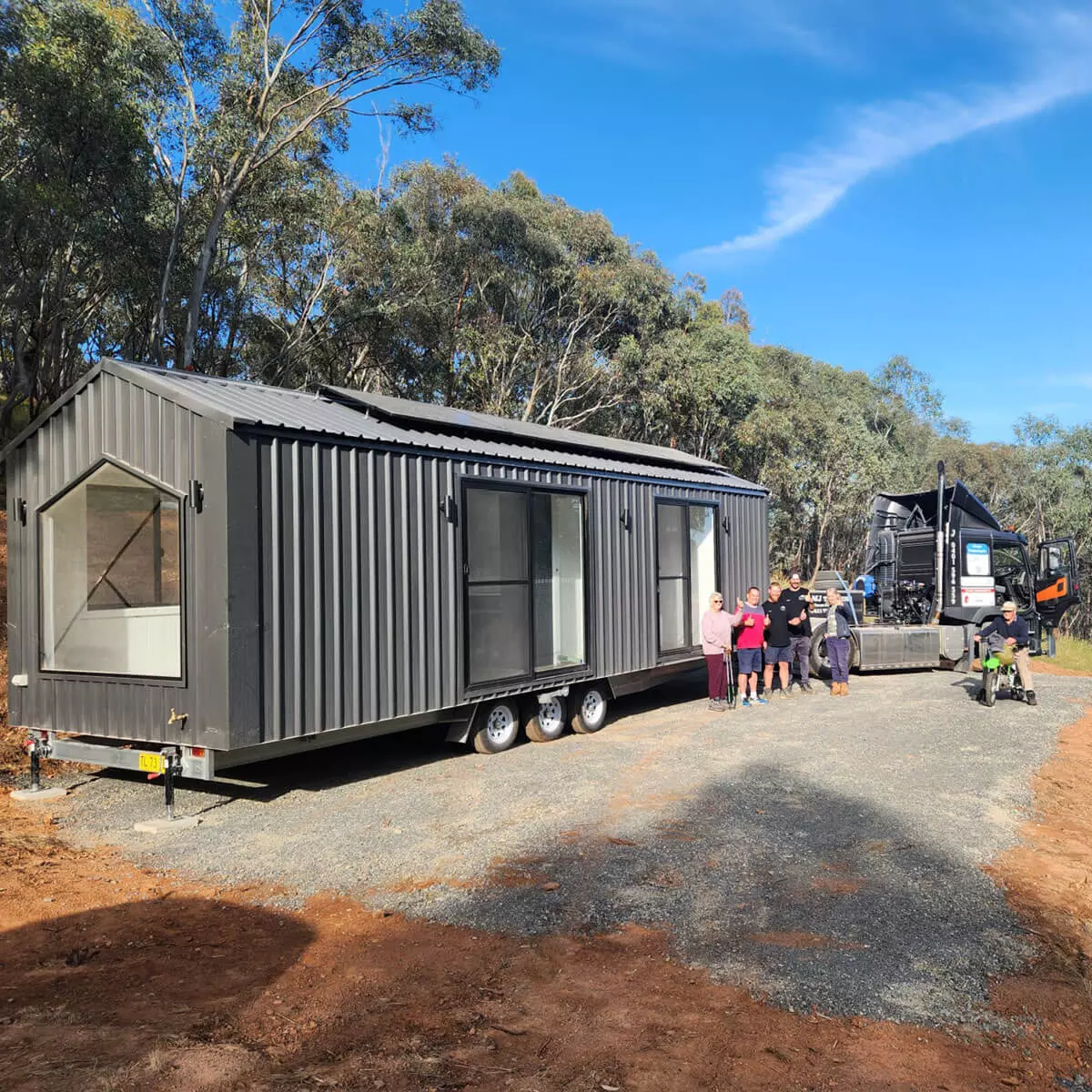 Hawk Mount Tiny Home delivered to Glenrowan VIC