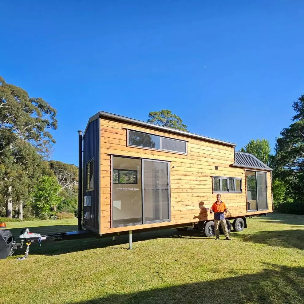 Alphaline Tiny Home delivered to Scotts Creek South Australia